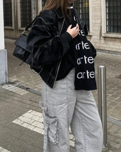Load image into Gallery viewer, Karie – übergrobe lederjacke