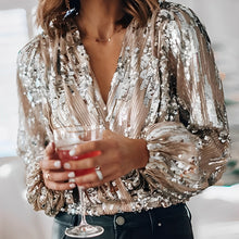 Load image into Gallery viewer, Gaily - Stylische Bluse mit V-Ausschnitt