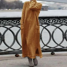 Load image into Gallery viewer, Sare - Elegantes langes Winterkleid