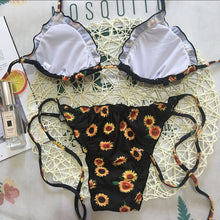 Load image into Gallery viewer, Odette - Stilvoller Sonnenblumen-Bikini