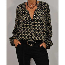 Load image into Gallery viewer, Zara - Lässige Bluse Mit V-Ausschnitt