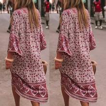 Load image into Gallery viewer, Ofel - Boho Chic Sommer Kleid