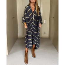 Load image into Gallery viewer, Melanie - Lockeres Kleid mit V-Ausschnitt