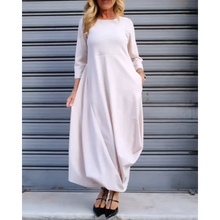 Load image into Gallery viewer, Geraliza - Einfaches Einfarbiges Taschenkleid