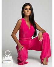 Load image into Gallery viewer, Silvia - Ärmelloser Jumpsuit mit V-Ausschnitt