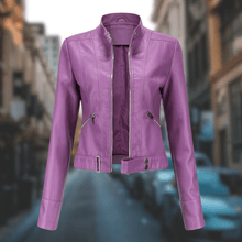 Load image into Gallery viewer, Rosana -  Stylische lederjacke