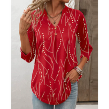 Load image into Gallery viewer, Ulrika - Elegantes Damen-Knopf V-Ringed Top