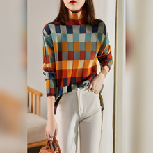 Load image into Gallery viewer, Nancy - Gestrickter Rollkragenpullover