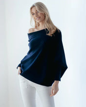 Load image into Gallery viewer, Roza - Asymmetrischer Cloud Drapierter Pullover