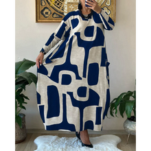 Load image into Gallery viewer, Claire - Kleid mit Langen Ärmeln und Druck