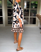 Load image into Gallery viewer, Jona - Bedrucktes Kleid mit 3/4 Ärmeln
