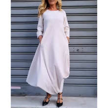 Load image into Gallery viewer, Geraliza - Einfaches Einfarbiges Taschenkleid