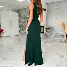 Load image into Gallery viewer, Basha - Fork Slim Ärmelloses Kleid