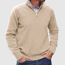 Load image into Gallery viewer, Philip - Kaschmir-Pullover für Männer mit Reißverschluss