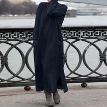 Load image into Gallery viewer, Sare - Elegantes langes Winterkleid