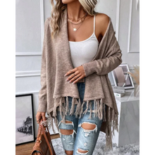 Load image into Gallery viewer, Eleonore - Strickjacke mit Quasten