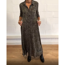 Load image into Gallery viewer, Rona - Kleid mit Bedruckter Jackenlage