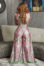 Load image into Gallery viewer, Rosey - Paisley Satin Jumpsuit