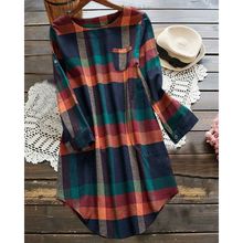 Load image into Gallery viewer, Delia - Kariertes Sommer Midikleid