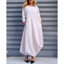 Load image into Gallery viewer, Geraliza - Einfaches Einfarbiges Taschenkleid