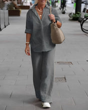 Load image into Gallery viewer, Beth - Bequemes Sommer Leinen-Set