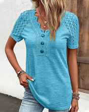 Load image into Gallery viewer, Rochelle - Elegantes Allure Spitzen-T-Shirt