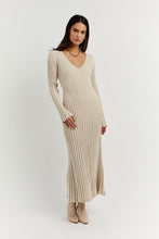 Load image into Gallery viewer, Agenly - Midi-Kleid mit langen Ärmeln