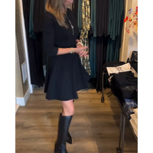 Load image into Gallery viewer, Bea - Einfarbiges elegantes Kleid mit Reißverschluss