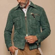 Load image into Gallery viewer, Elon - Herren-Retro-Reversjacke aus Wildleder