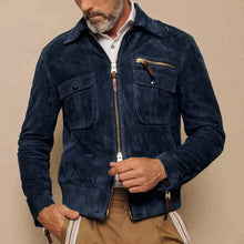Load image into Gallery viewer, Elon - Herren-Retro-Reversjacke aus Wildleder