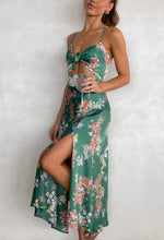 Load image into Gallery viewer, Gretchen - Blumen-Schlitzkleid