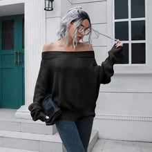 Load image into Gallery viewer, Jamie - Off-Shoulder-Strickpullover