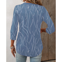 Load image into Gallery viewer, Ulrika - Elegantes Damen-Knopf V-Ringed Top