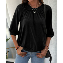 Load image into Gallery viewer, Jana - Locker geschnittene Bluse mit Viertelarm
