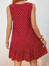 Load image into Gallery viewer, Felicia - Lässiges ärmelloses Kleid mit Rundhalsausschnitt