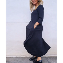 Load image into Gallery viewer, Geraliza - Einfaches Einfarbiges Taschenkleid