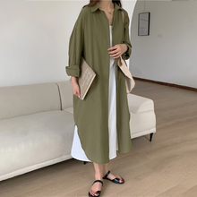 Load image into Gallery viewer, Korina - Langärmeliges Maxikleid von Polo