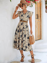 Load image into Gallery viewer, Eulalia - Elegantes Sommerkleid mit Blumendruck