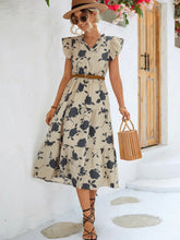 Load image into Gallery viewer, Eulalia - Elegantes Sommerkleid mit Blumendruck