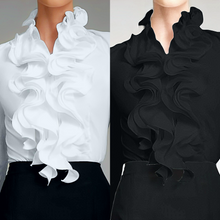 Load image into Gallery viewer, Zora Knoop Blouse met Ruches