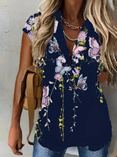 Load image into Gallery viewer, Susan Losse Korte Mouw Blouse