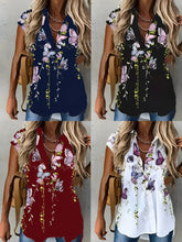 Load image into Gallery viewer, Susan Losse Korte Mouw Blouse