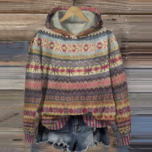Load image into Gallery viewer, Sophia - Vintage-Kapuzenpullover mit Ethno