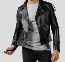 Load image into Gallery viewer, Charter - Elegante Premium Lederjacke für Herren