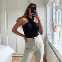 Load image into Gallery viewer, Merly- Elegantes kreuzriemen-oberteil