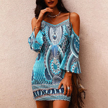 Load image into Gallery viewer, Wren - Bedrucktes Sommerkleid mit V-Ausschnitt und Rückenausschnitt