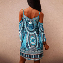 Load image into Gallery viewer, Wren - Bedrucktes Sommerkleid mit V-Ausschnitt und Rückenausschnitt
