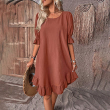 Load image into Gallery viewer, Giuliana - Elegante Jurk met Pofmouwen