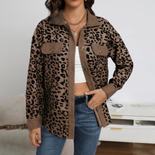 Load image into Gallery viewer, Bella - Trendige leopardendruck jacke