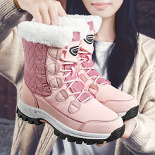 Load image into Gallery viewer, Diana - Damen Winterstiefel mit Pelzbesatz und Schnürung